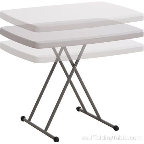 Mesa rectangular de 2.5 pies de altura ajustable